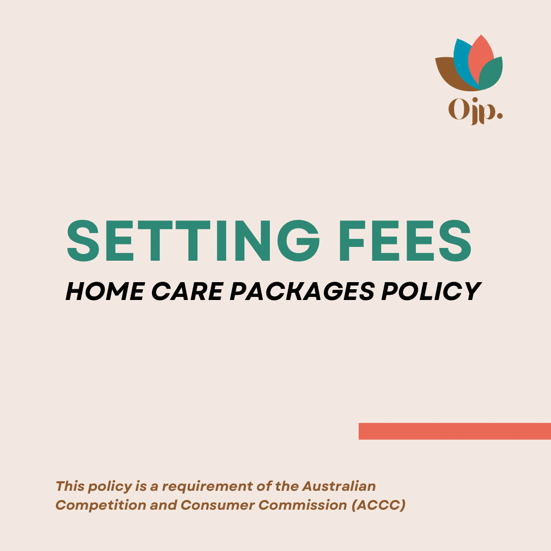 Setting fees for Home Care Packages / Policy Document