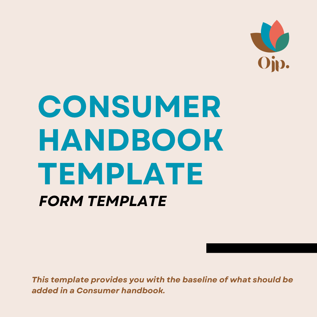 Consumer Handbook Template