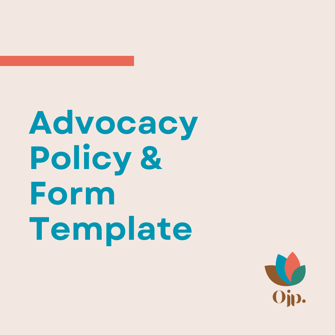 Advocacy Policy & Form Template