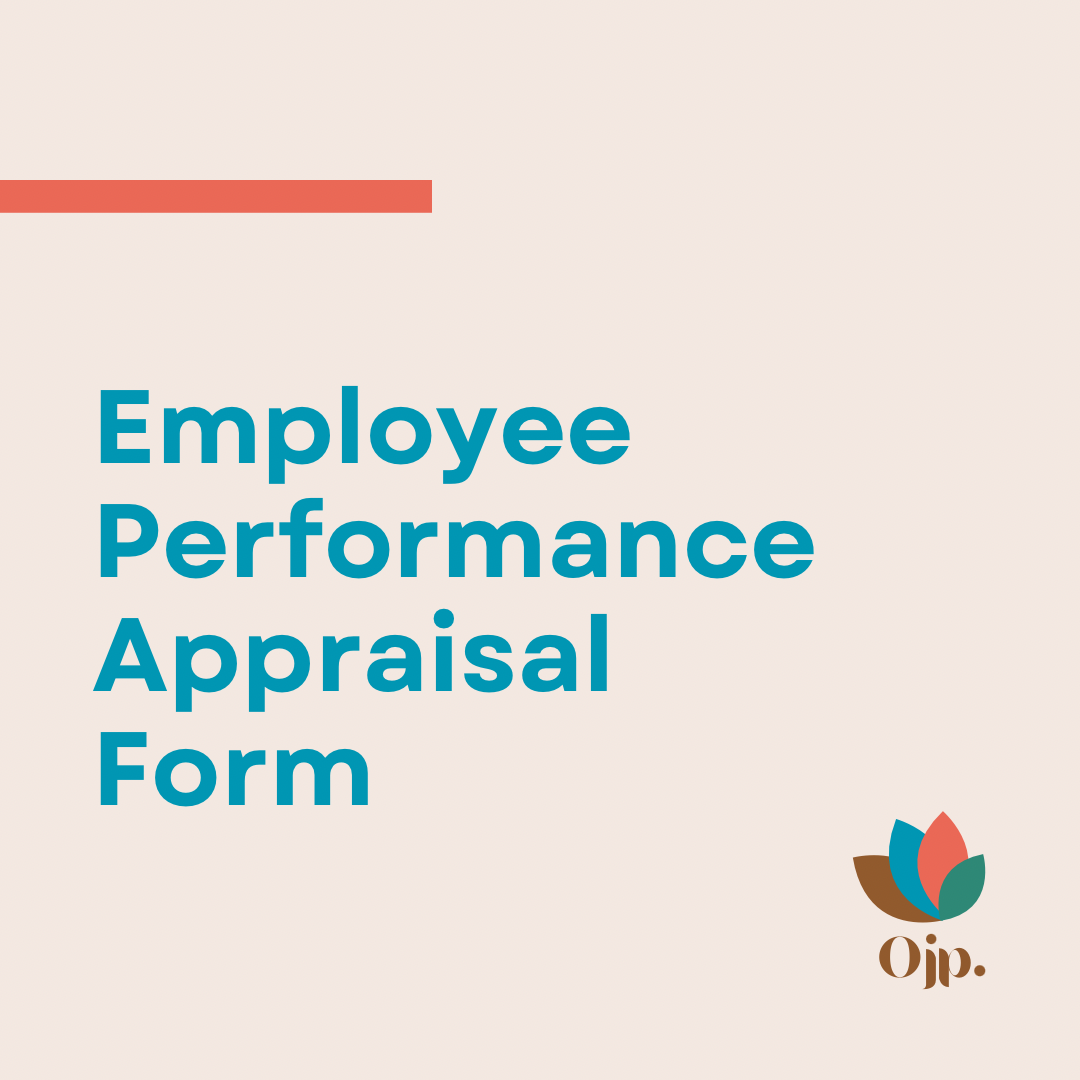 Employee Performance Appraisal Form